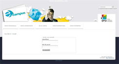Desktop Screenshot of ecampusmontpellier.epsi.fr