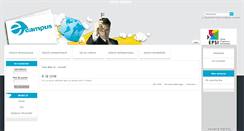 Desktop Screenshot of ecampusparis.epsi.fr
